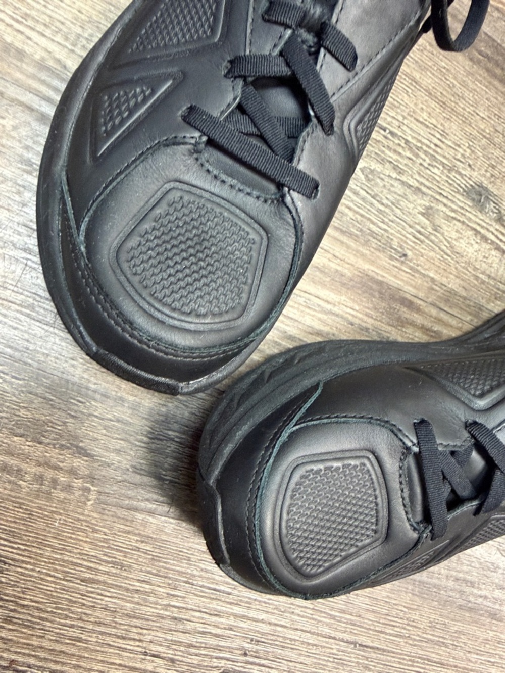 Hoka One One Bondi LTR Ortholite Neutral Black Leather Shoe Size 8.5 - Picture 3 of 9
